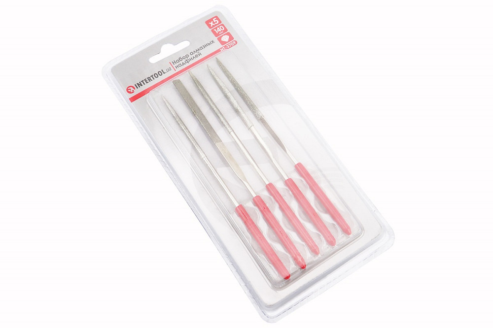 Набір алмазних надфілів 5шт, 140мм HT-3709 Київ - фото 1