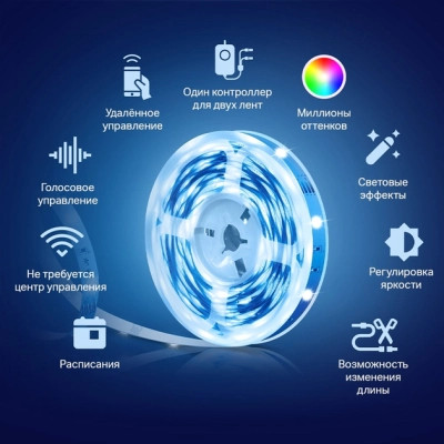 Светодиодная лента TP-Link Tapo L900-10 Wi-Fi (Tapo L900-10) Винница - изображение 3