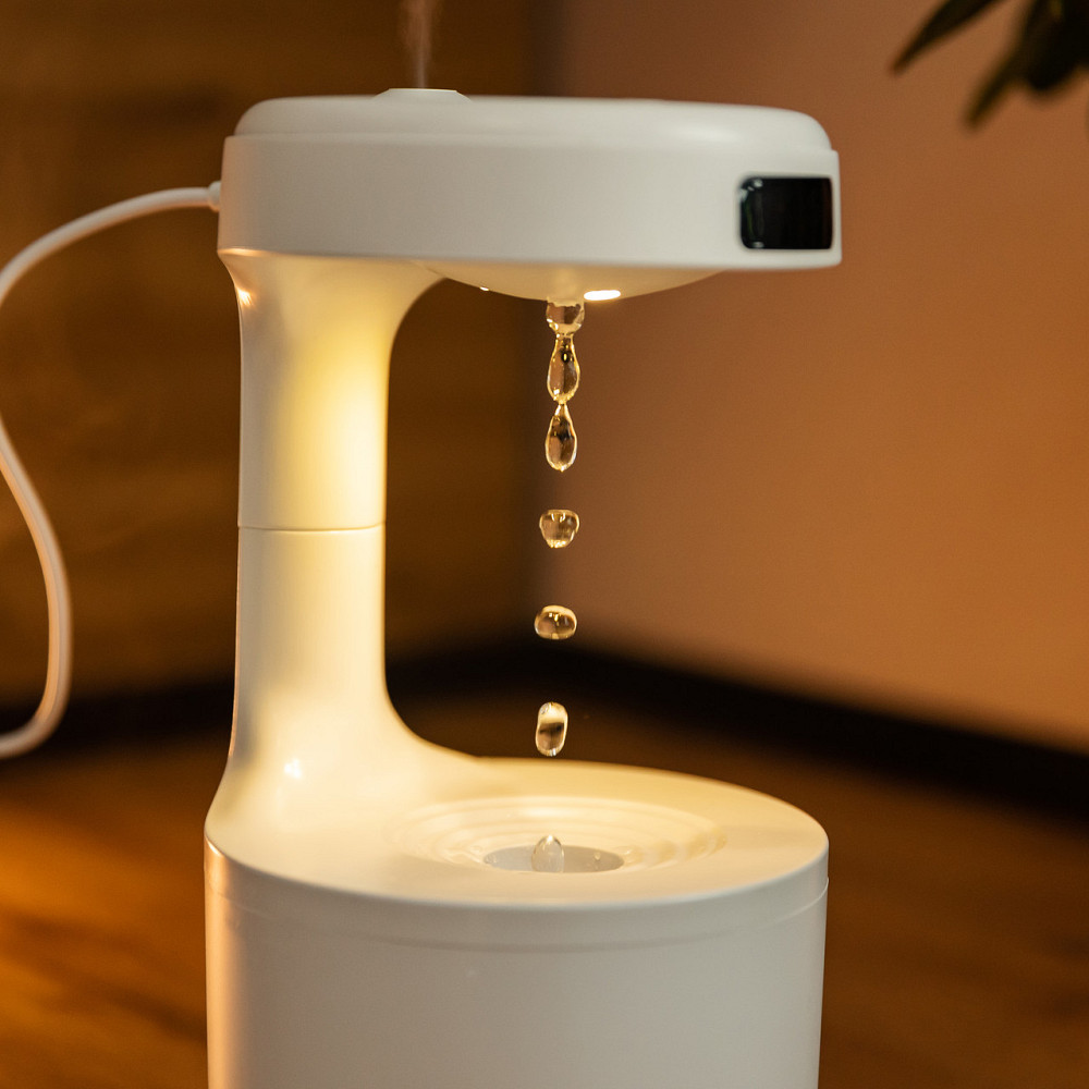 LZ Зволожувач повітря для дому 12×22 см повітрязволожувач для дому портативний 600 мл з таймеро Киев - изображение 8