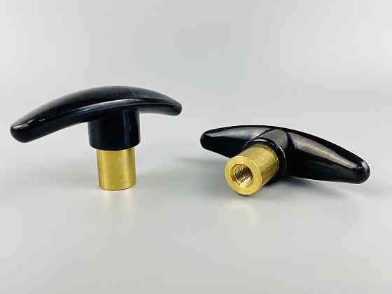 Наконечник важеля універсальний М10, L90 (чорний), латунна втулка різь внутрішня М10 Мукачево