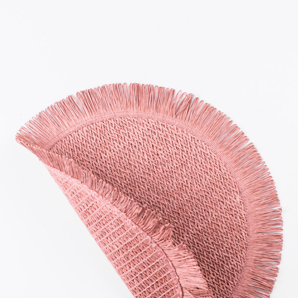 Yiwu Серветка сервірувальна на стіл кругла Ø38 (см) під тарілки Рожева HP-35-7P Коломыя - изображение 2