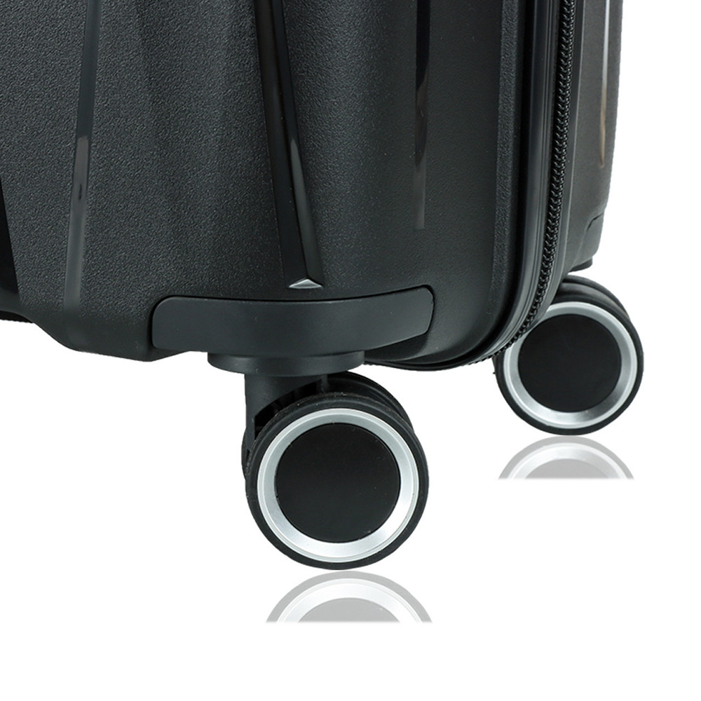 Чемодан полипропиленовый MADISSON 51103 малый 55 см черный Киев - изображение 9