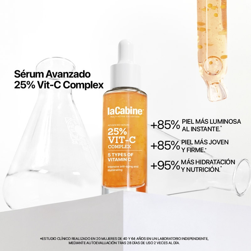 Сироватка для обличчя з вітаміном C Vit-C 25% Complex Advanced Serum LaCabine, 30 мл Дніпро - фото 2