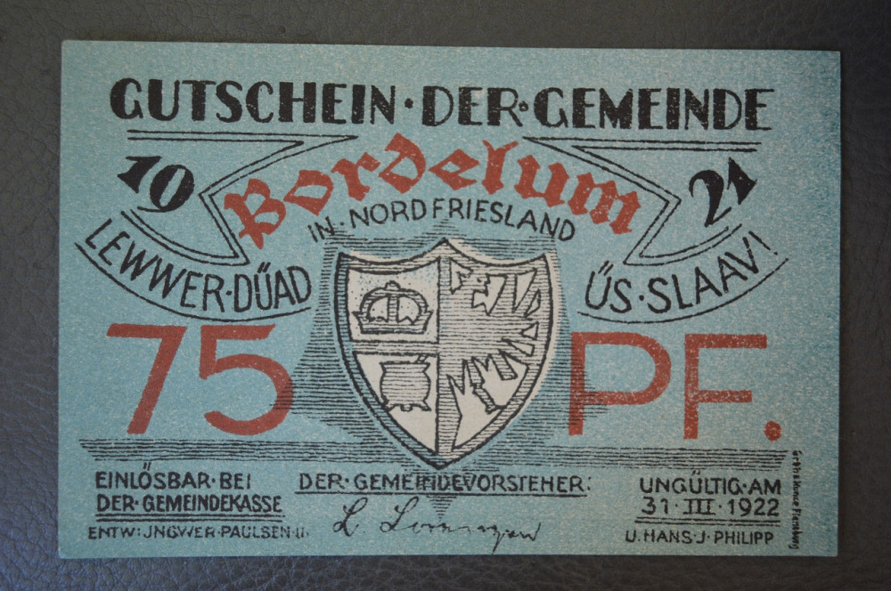 Германия. Нотгельд. 75 Pf ( 11 ) Полтава - изображение 1