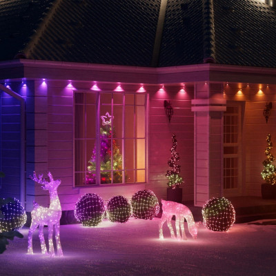 Гирлянда Twinkly Smart LED Permanent Light 72 RGB LED String, White Wire, Plug F, IP65 (TWPL072STP-TEU) Винница - изображение 4