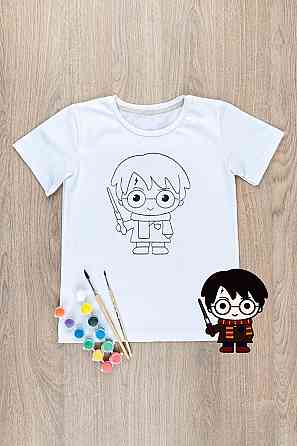 Футболка-розмальовка дитяча Гаррі Поттер, Крохатушка-надяг Київ