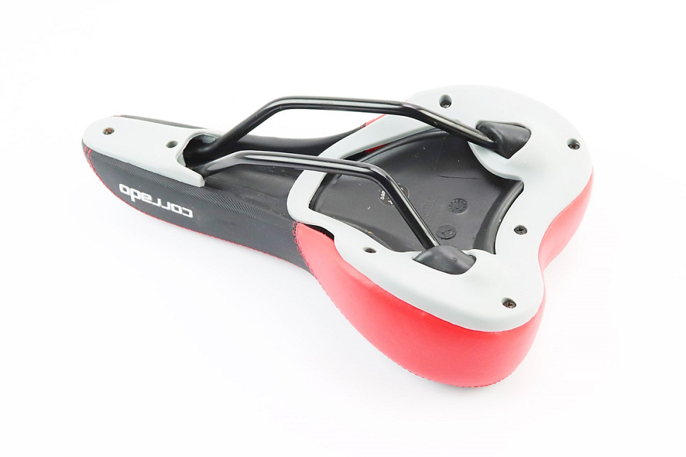 Сидіння MTB 260x160мм, чорно-червоне CORRADO 6690 Київ - фото 2