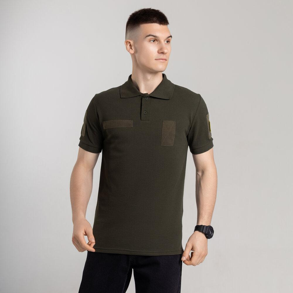 Легке тактичне літнє чоловіче хакі поло Pobedov Royal Військове Київ - фото 8