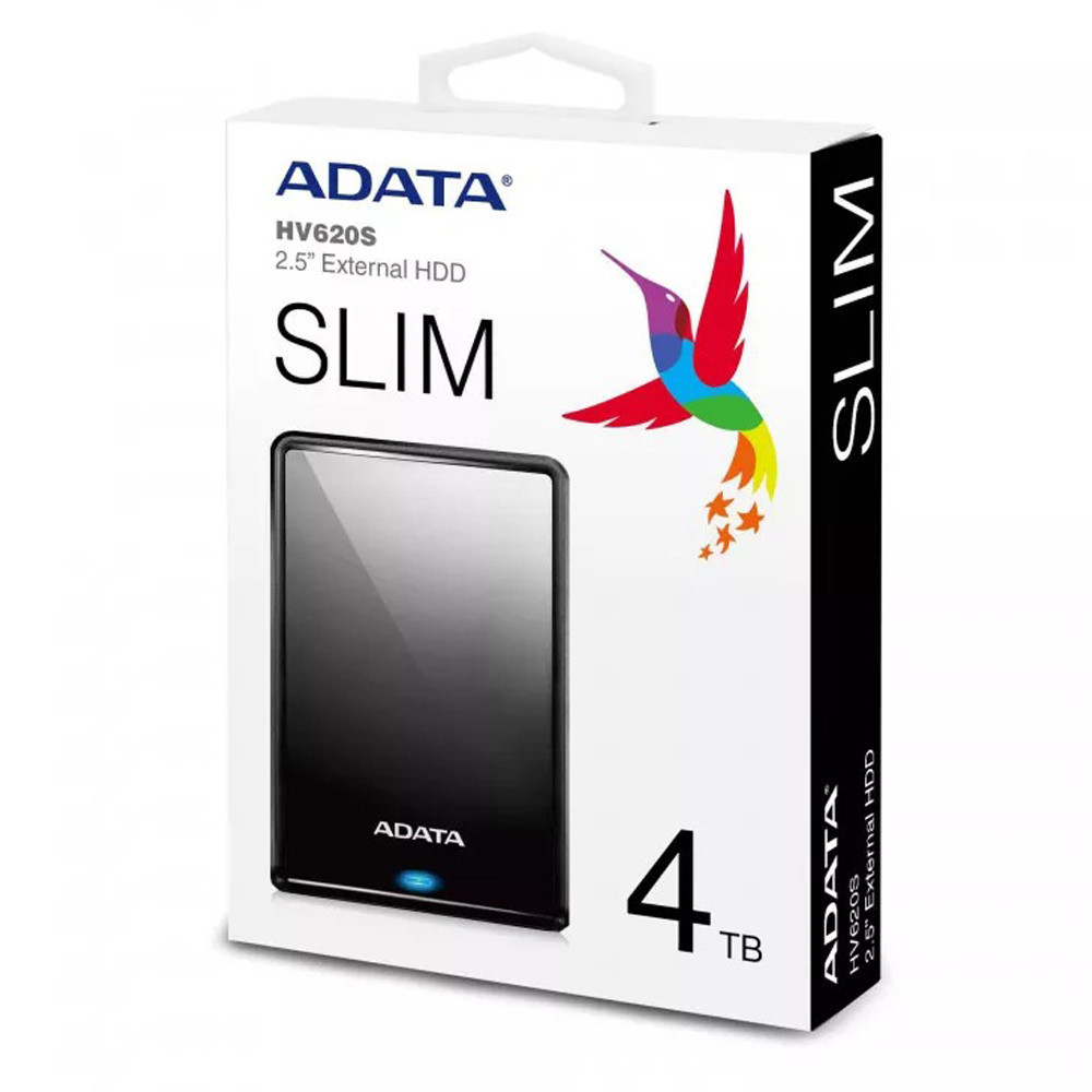 Жорсткий диск ADATA 4TB Slim Black USB 3.1 Київ - фото 2