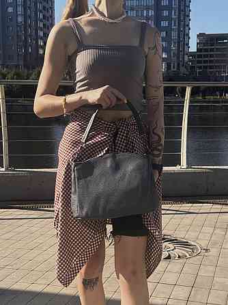 Сумка на плече з натуральної шкіри Vintage 23009 Синій Київ