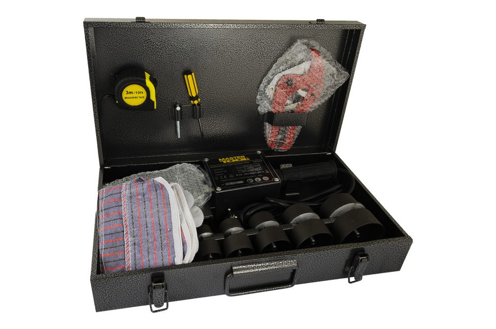 MASTERTOOL Паяльник для пластикових труб MASTERTOOL 20-63 мм 2 режими 1100-2200 Вт/220 V/50 Hz Коломия - фото 6