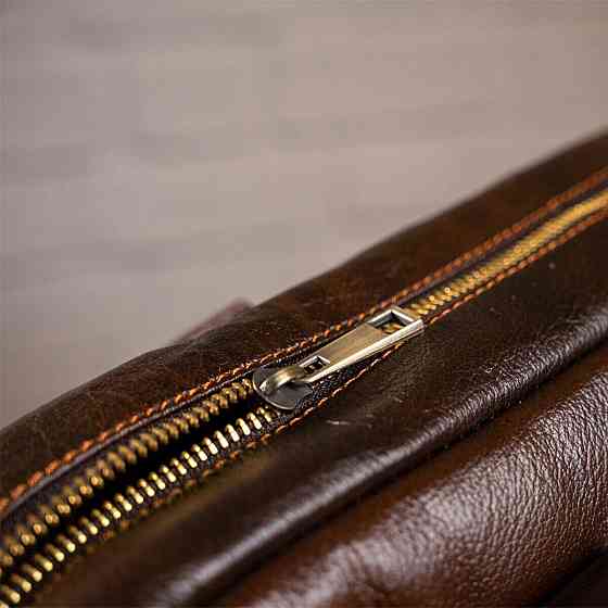 Сумка мужская под ноутбук Коричневая (Vintage) Киев