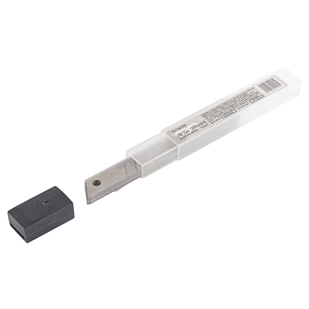 Grad Лезвия сменные прямые 9×90×0.4мм 12 сегментов 10шт GRAD (8219095) Коломия - фото 5