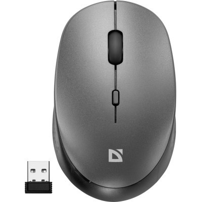 Мишка Defender Auris MB-027 Silent Wireless Grey (52029) Вінниця - фото 1