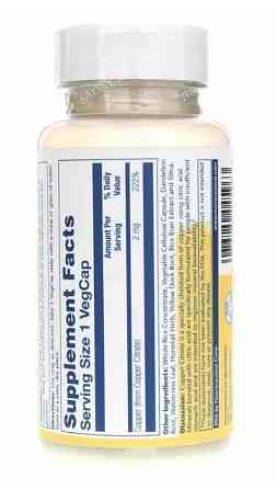 Медь цитрат Solaray Copper Citrate 2mg 60 vcaps Киев