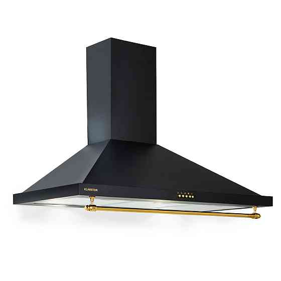 Вытяжка Montblanc 90 610 м³/ч 165 Вт 2x1,5 Вт Светодиодная планка Черный (Германия, читать описание) Ровно