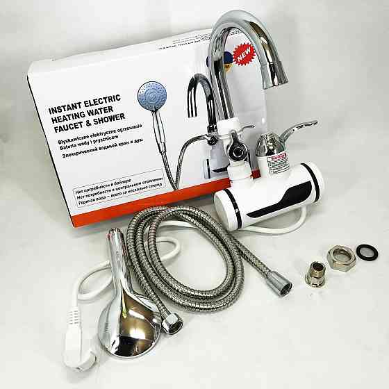 Проточний водонагрівач для гарячої води, Кран миттєвого підігріву, Кран з душем, Проточний нагрівач BF-36 Івано-Франківськ