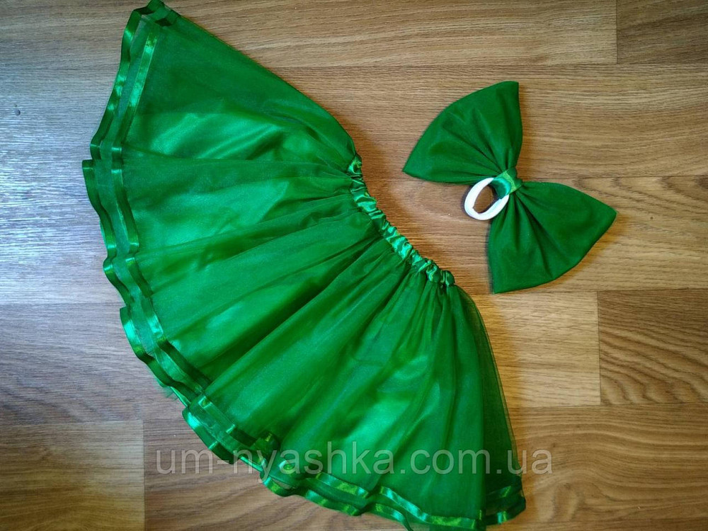Юбка зеленая фатиновая пышная зеленая юбочка на 2-8 лет Зеленая Кривой Рог - изображение 1