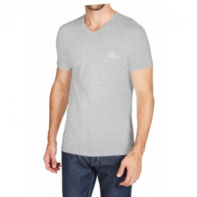 Футболка Kappa T-shirt Mezza Manica Scollo V K1315 GrigioUnito сірий M (8002390401865) Вінниця - фото 1