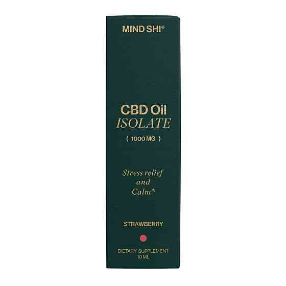 Каннабідіол CBD Mind Shi CBD Oil Isolate 1000 mg 10 ml полуниця Київ