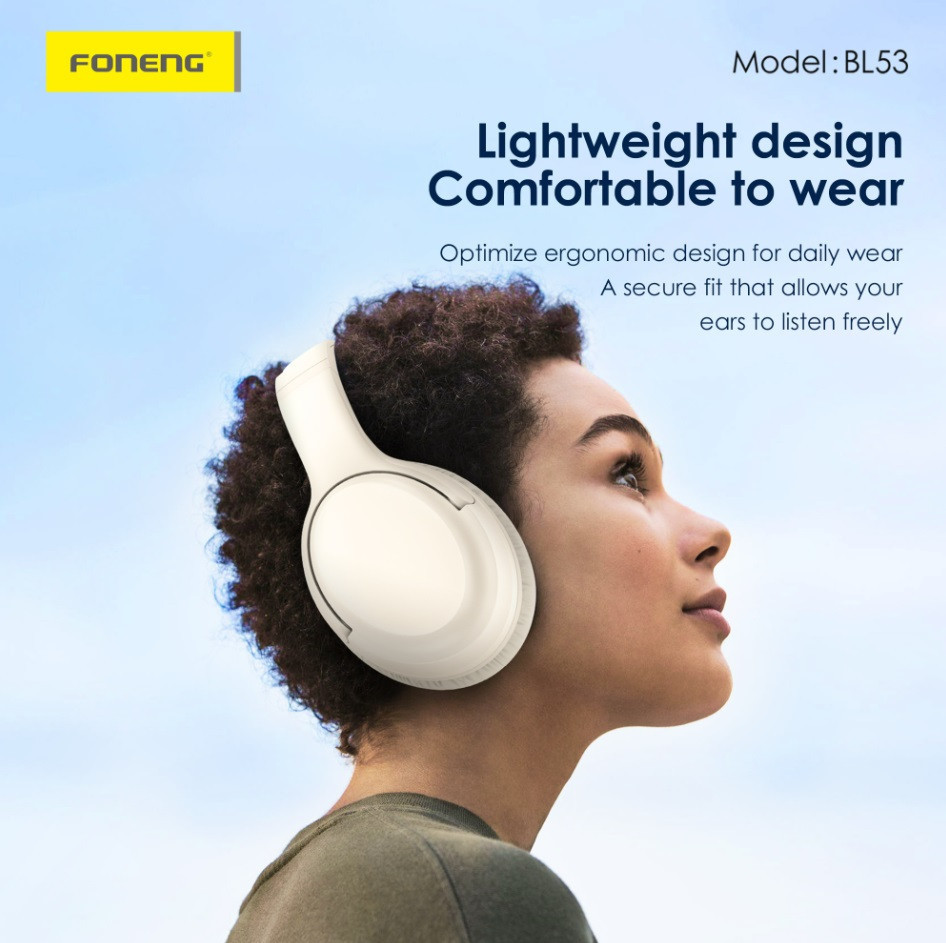 Навушники Foneng Neckband Sport (BL53-BG) Бежевий Харків - фото 4
