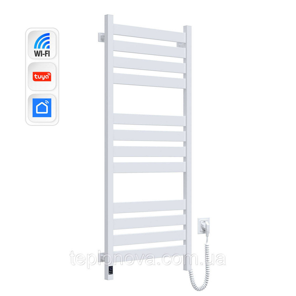 Сушарка для рушників Largo 500х1200 Sensor з Wi-Fi, права з таймером, білий оксамит Чернівці - фото 2