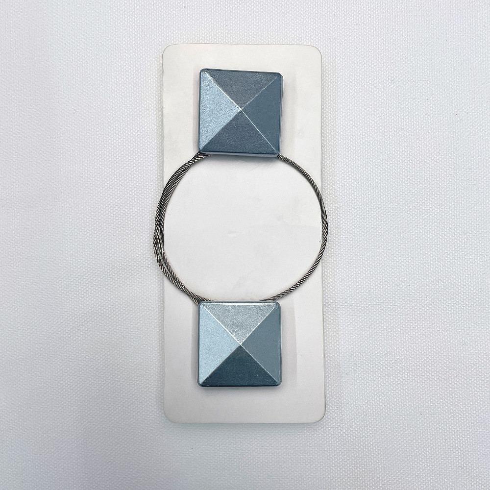 Магниты для штор и гардин Квадрат набор 2 шт Голубой (81-131) Киев - изображение 6