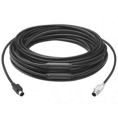 Кабель мультимедийный Logitech Extender Cable for Group Camera 15m Business MINI-DIN (939-001490) Винница