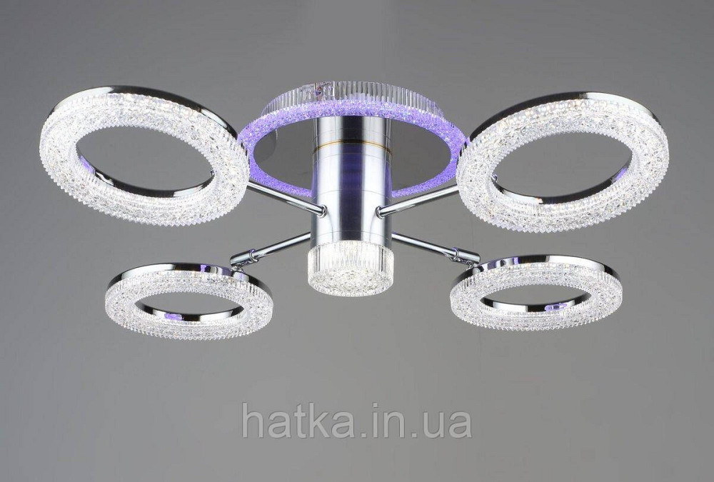 Люстра світлодіодна акрилова B YH1004/4 CH 56W Київ - фото 1