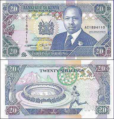 Kenya Кенія - 20 Shillings 1994 UNC Полтава