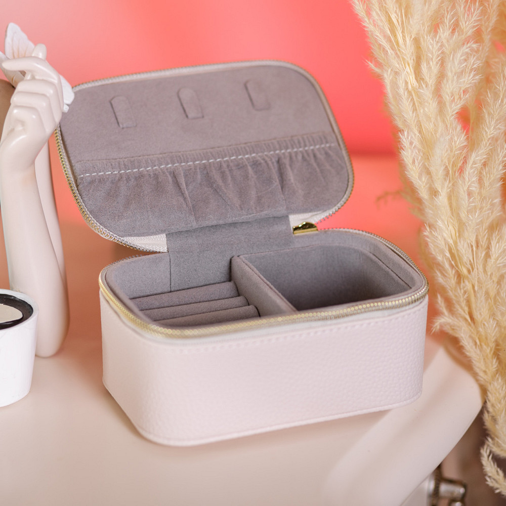 Yiwu Скринька для прикрас з еко шкіри на блискавці міні органайзер для ювелірних виробів HP-5-2 Коломыя - изображение 5