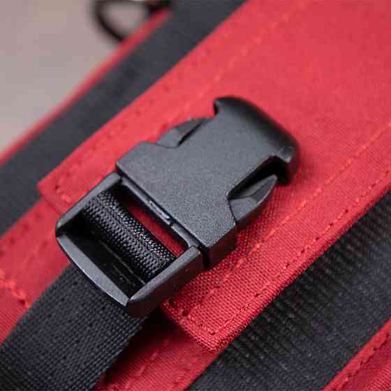 Сумка на пояс нейлон Vintage 20647 Червона Київ