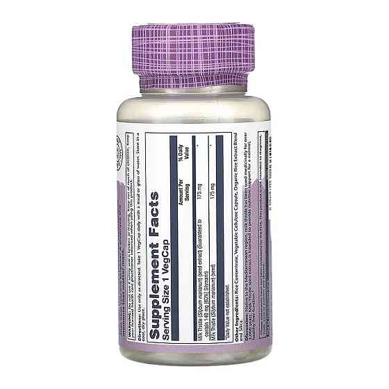 Экстракт расторопши Solaray Milk Thistle Seed Extract 175mg 60 вег капс Киев