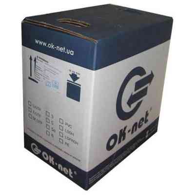 Кабель сетевой OK-Net FTP cat.5e LSOH, 305м (КПВонг-HFЭ-ВП (200) 4x2x0,51) Винница