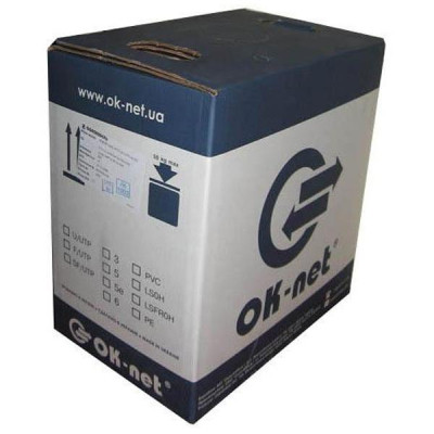 Кабель сетевой OK-Net FTP cat.5e LSOH, 305м (КПВонг-HFЭ-ВП (200) 4x2x0,51) Винница - изображение 1