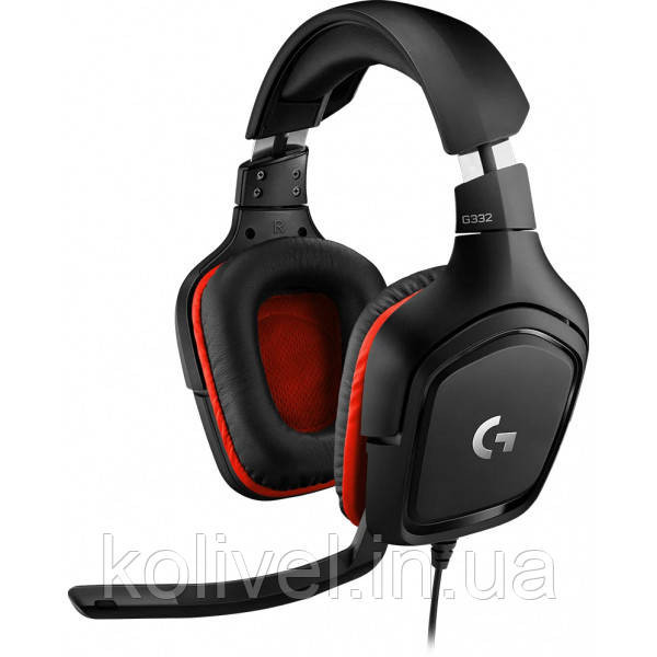 Навушники Logitech G332 Wired Gaming Headset BLACK (981-000757) Киев - изображение 1
