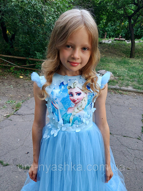 Сукня принцеси Ельзи Фрозен Холодне серце костюм Ельзи Кривий Ріг - фото 2