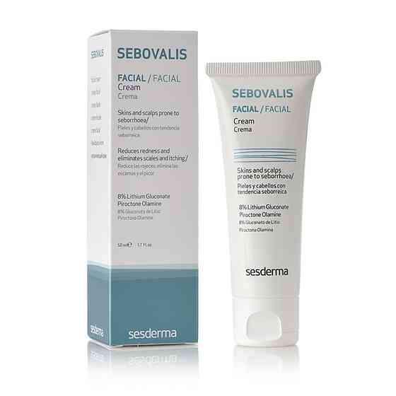 Сесдерма Sebovalis Крем для шкіри обличчя з себореєю SesDerma Sebovalis Facial Cream, 50 мл Дніпро