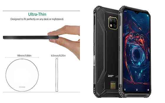 Беспроводное зарядное устройство Copper до 30W для Doogee S98, S98 Pro, USB-C, LED Киев