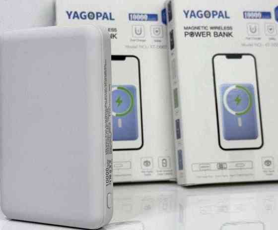 Повербанк Power Bank Yagopal KT-D007 10000 mAh 15Вт magsafe Магсейф Киев