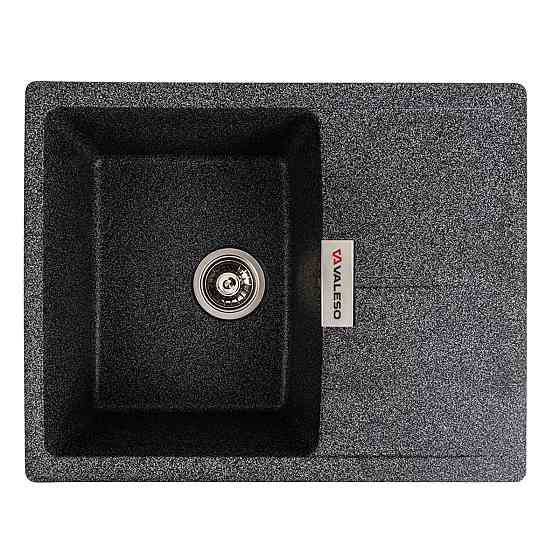 VALESO Гранітна мийка для кухні VALESO ZIRKONE 6250 матова Графіт Киев