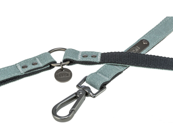 Поводок для собак Trixie (Трикси) CityStyle V-Lead M–L 2 м/20 мм хлопок Светло-зеленый Запорожье