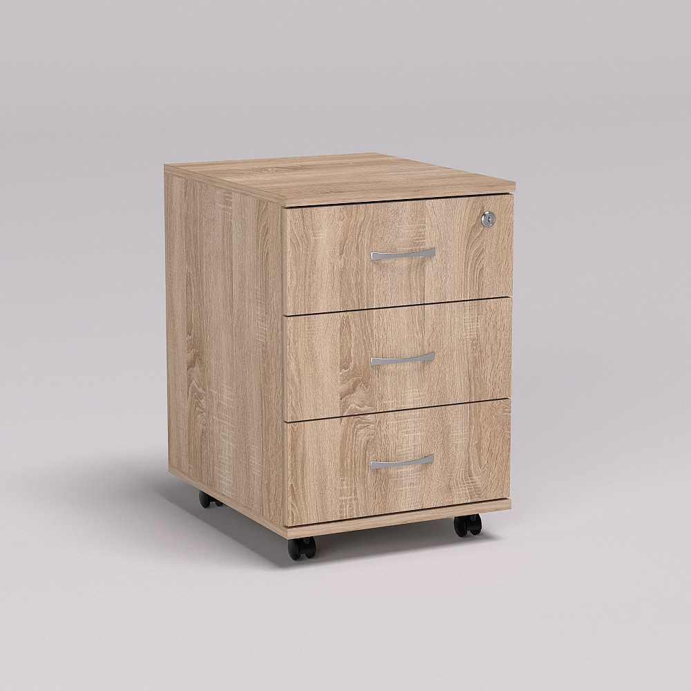 Тумба офисная ТМ-2, Дуб Сонома, 400/480/590 Львов - изображение 2