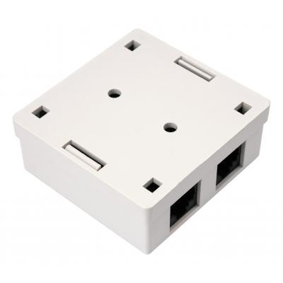 Комп&apos;ютерна розетка RJ45x2 UTP cat.5e 8P8C Vinga (VCPRJ45O2) Вінниця - фото 3
