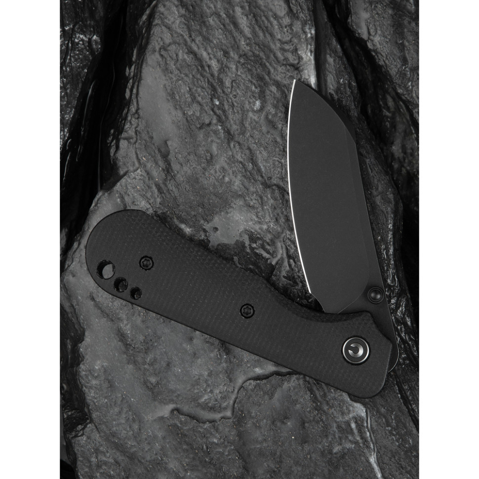 Ніж складаний кишеньковий Civivi Crabby, (6.9 см) 14C28N / Micarta чорний Київ - фото 12