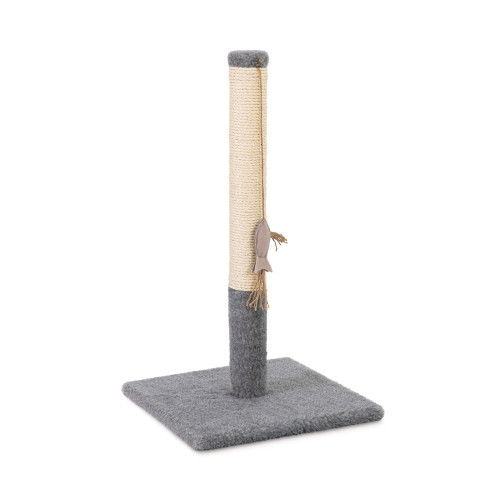 Кігтеточка Природа ДО1 стовпчик для котів сірий 36х36х67 см Київ - фото 1
