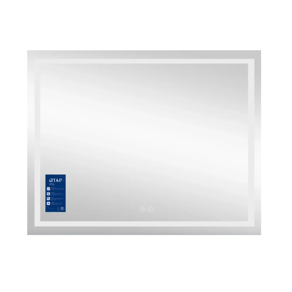 Дзеркало Qtap Mideya (MI1) 1000х700 з LED-підсвіткою Touch, з антизапотіванням, димером, регумацію QT2078NCF10070 Київ - фото 6