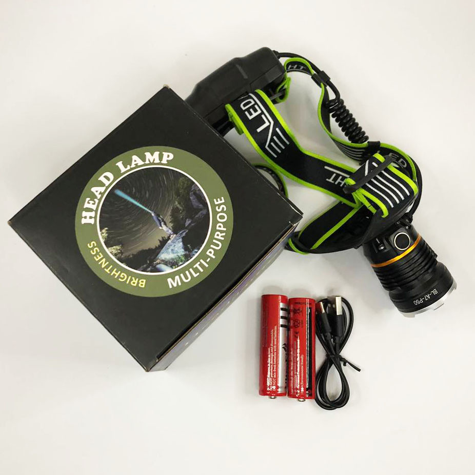 Фонарь налобный аккумуляторный светодиодный с зарядкой, Налобный фанарь, Тактический фонарь на голову RM-10 Киев - изображение 9