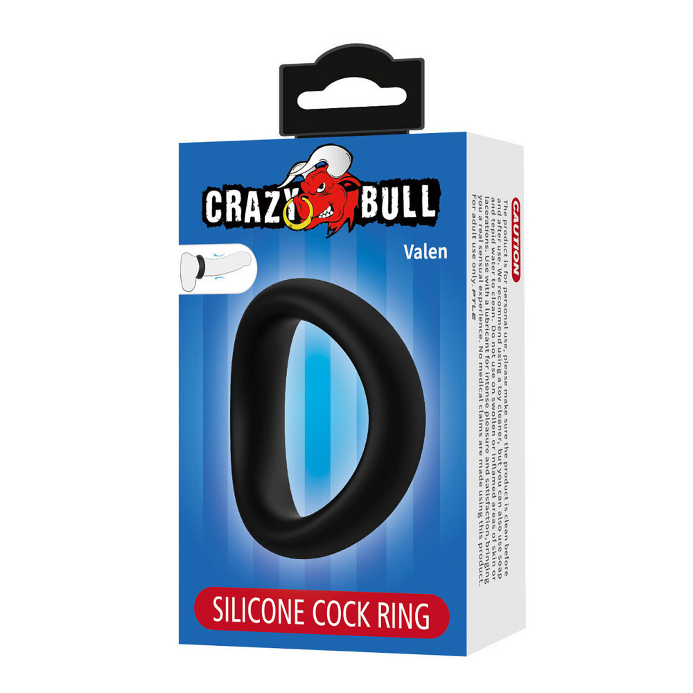 Ерекційне кільце Crazy Bull - Valen Silicone Cock Ring, BI-210230 Sex Aura Київ - фото 8