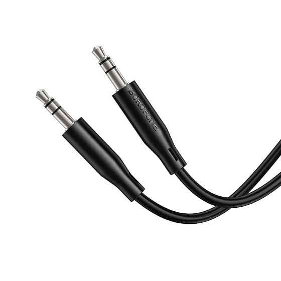 Аудіо кабель BOROFONE BL26 Standard AUX audio cable 1m Black Одеса